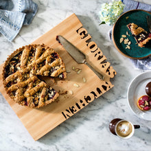 Load image into Gallery viewer, Words with Boards Personalized Cutting Board ~ Top &amp; Side
