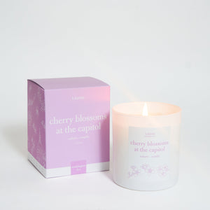 Cherry Blossoms at the Capitol Candle