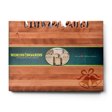 Load image into Gallery viewer, Words with Boards Personalized Cutting Board ~ Wedding Bells
