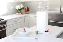 Load image into Gallery viewer, Pinstripes Melamine Paper Towel Holder
