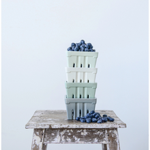 Load image into Gallery viewer, Textured Stoneware Berry Basket
