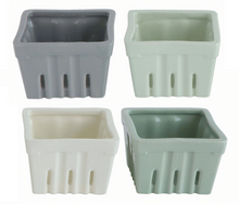 Load image into Gallery viewer, Textured Stoneware Berry Basket
