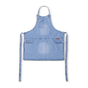 5 Pocket Apron - Slim Fit Washed Indigo