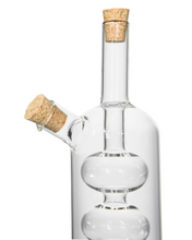 Load image into Gallery viewer, Glass Oil and Vinegar Cruet with Cork Stoppers
