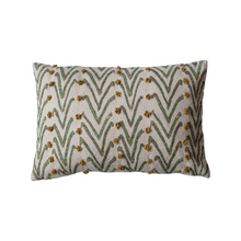 Load image into Gallery viewer, Woven Cotton Blend Printed Lumbar Pillow
