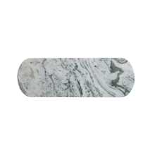 Load image into Gallery viewer, Green Melange Marble Cheese Board
