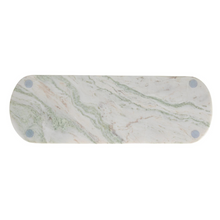 Load image into Gallery viewer, Green Melange Marble Cheese Board
