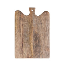 Load image into Gallery viewer, Mango Wood Curved Cheese/Serving Board with Handle
