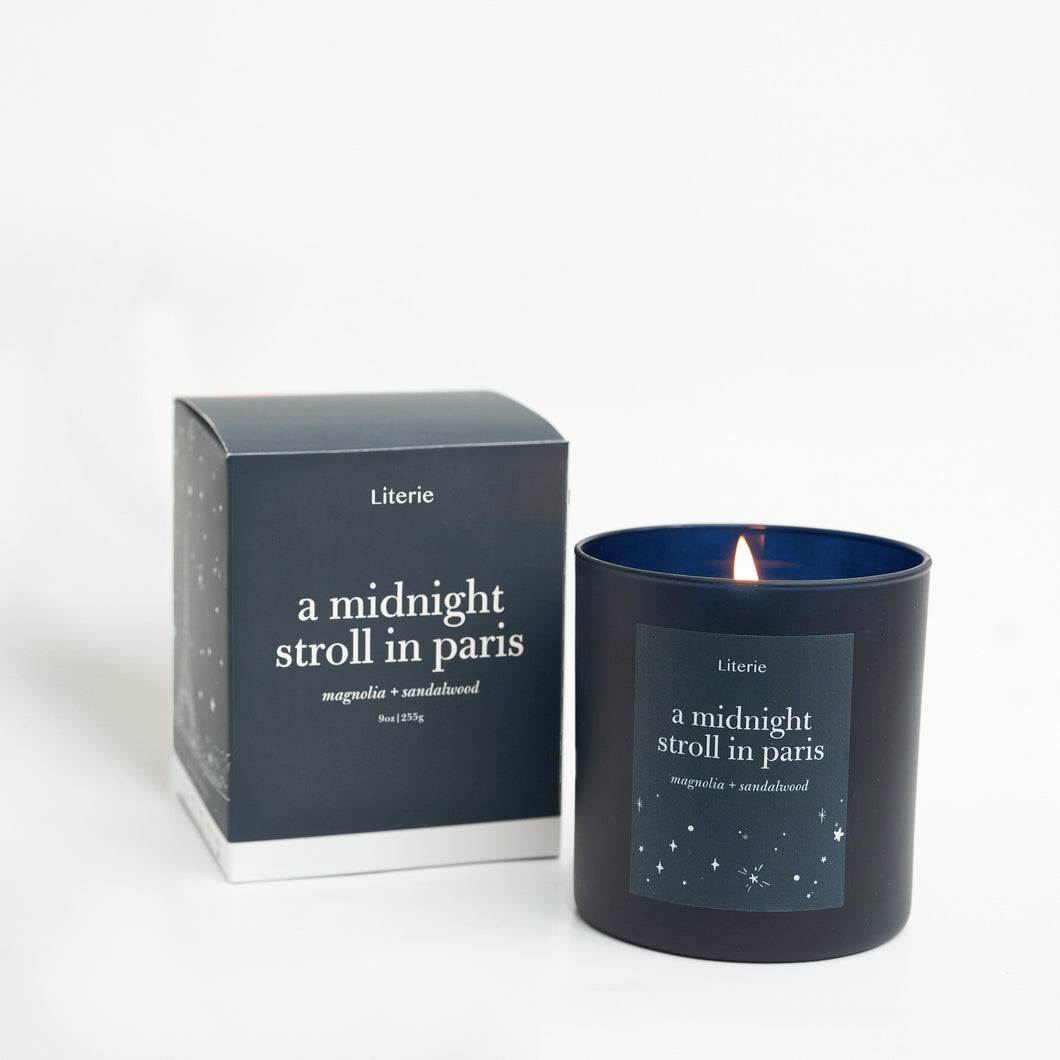 A Midnight Stroll in Paris Candle