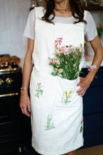 Load image into Gallery viewer, Botanical Embroidered Apron
