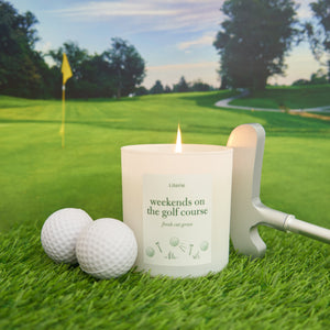 Weekends on the Golf Course Candle