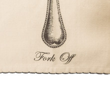 Load image into Gallery viewer, Fishs Eddy Pleasantries - Fork Off Tea Towel
