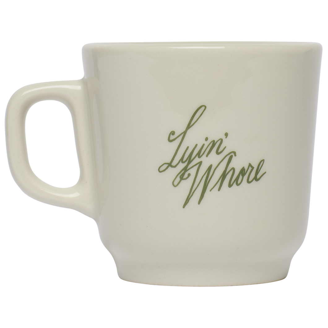 Fishs Eddy Pleasantries - Lyin Whore Mug