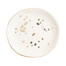 Load image into Gallery viewer, Gold Speckled Jewelry Dish
