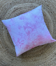 Load image into Gallery viewer, Pink Marbleized Hand Dyed Pillow
