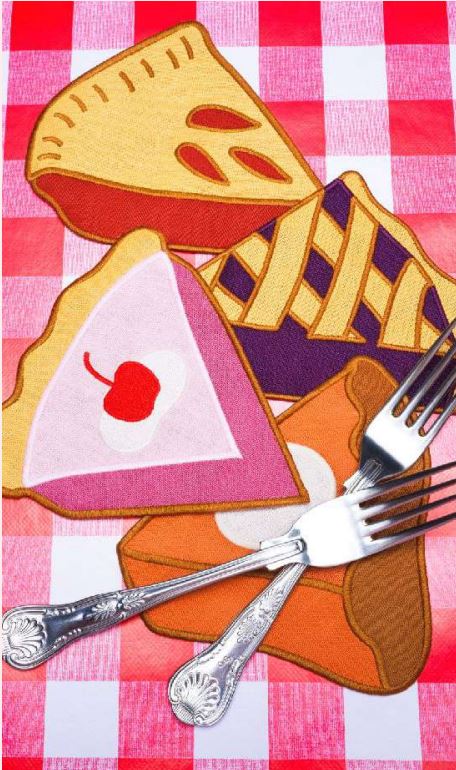 Pie Napkins- Set of 4