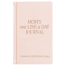Load image into Gallery viewer, Mom&#39;s One Line A Day Leather Journal
