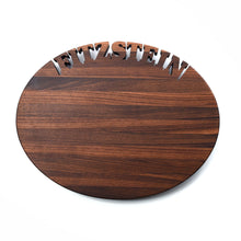 Load image into Gallery viewer, Words with Boards Oval Personalized Cutting Board
