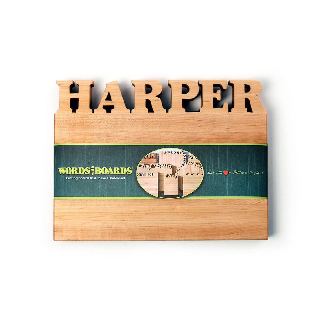 Words with Boards Personalized Cutting Board - Small