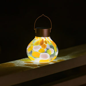 Solar Tea Lanterns 5" Handblown Glass