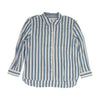 Blue Striped Button Down- L