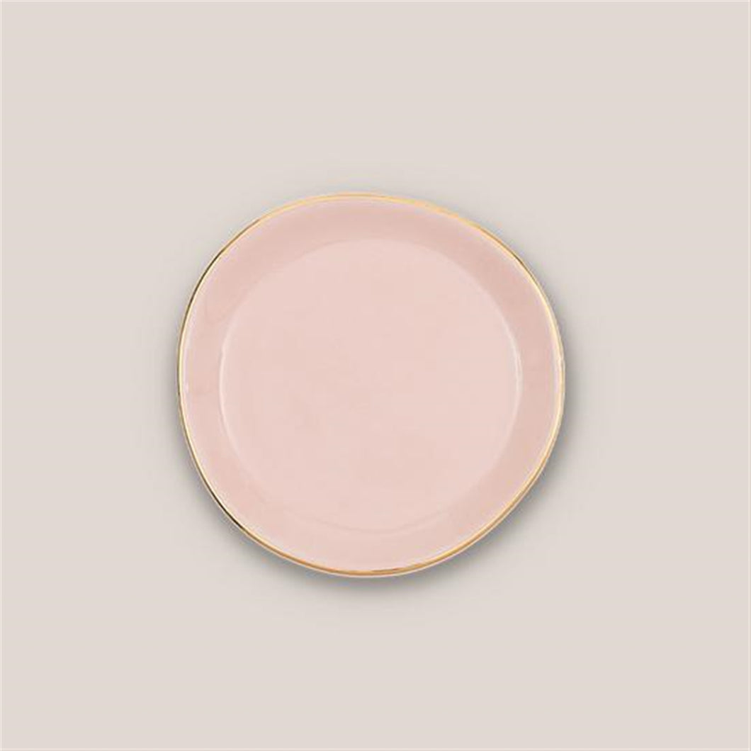 Good Morning Plate Small Old Pink