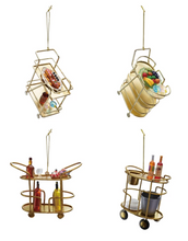 Load image into Gallery viewer, Metal Bar Cart Ornament
