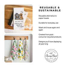 Load image into Gallery viewer, Pumpkin Fall Botanical Floral Autumn Kitchen Towel Waffle
