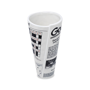 Newspaper Ceramic Vase