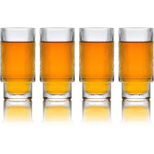 Load image into Gallery viewer, Set of 4 Ripple Drinking Glasses
