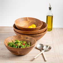 Load image into Gallery viewer, Wooden Salad Bowl
