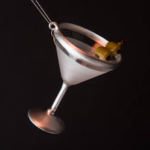 Load image into Gallery viewer, Martini Cocktail Christmas Ornament
