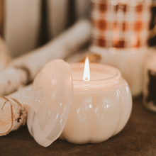 Load image into Gallery viewer, Warm and Cozy Soy Candle - 20oz Pumpkin Jar
