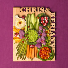 Load image into Gallery viewer, Words with Boards Personalized Cutting Board ~ Top &amp; Side
