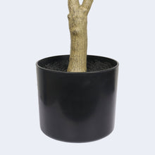 Load image into Gallery viewer, Artificial Olive Tree in Black Plastic Pot, 1pc/set: 7'
