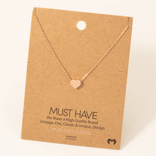 Load image into Gallery viewer, Dainty Heart Pendant Necklace
