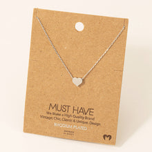 Load image into Gallery viewer, Dainty Heart Pendant Necklace
