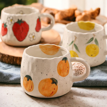 Load image into Gallery viewer, Ceramic Fruit Printed Mug
