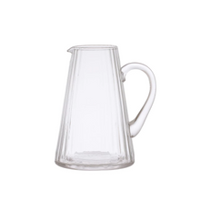 Load image into Gallery viewer, Ribbed Glass Pitcher

