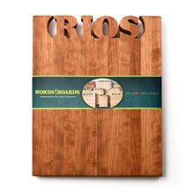 Load image into Gallery viewer, Words with Boards Personalized Cutting Board ~ Vertical
