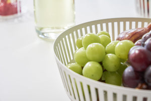 Fruit Basket - Wide - Steel