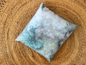 Marbleized Hand Dyed Pillow