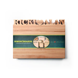 Words with Boards Personalized Cutting Board - Small