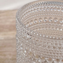 Load image into Gallery viewer, Set of 6 Textured Beaded Old Fashion Drinking Glasses
