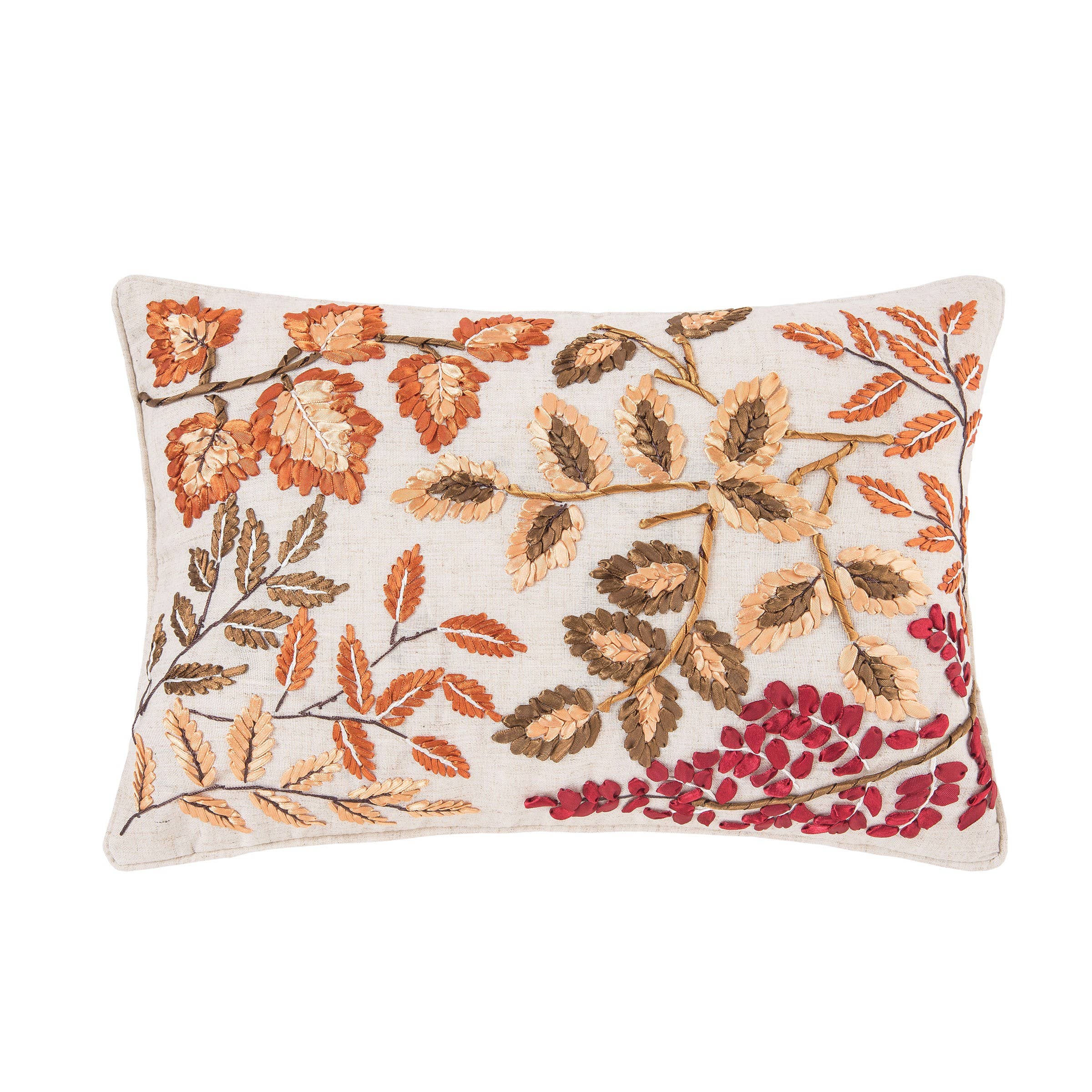 Falling Leaves Throw Pillow Lily Marigold Home Design