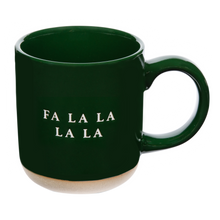 Load image into Gallery viewer, Fa La La Stoneware Coffee Mug
