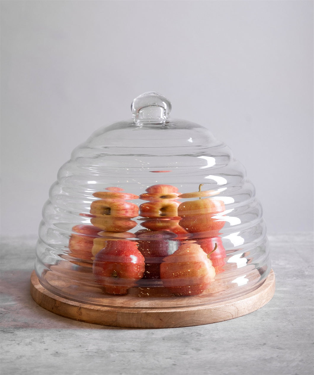 Honeycomb Glass Cake Dome