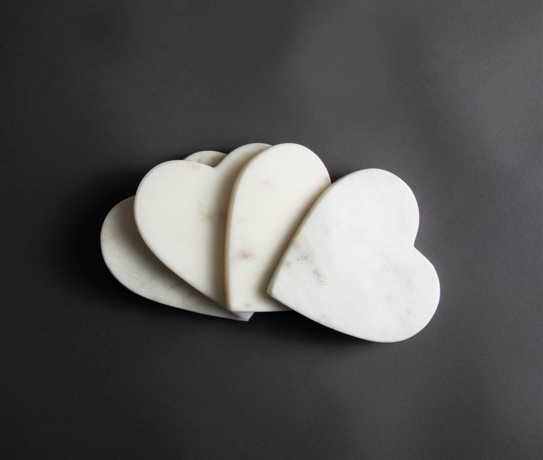 Set of 4 Heart Coasters