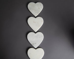 Set of 4 Heart Coasters