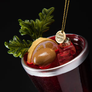 Bloody Mary Cocktail Christmas Ornament